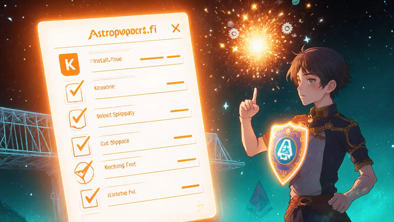 Personnage anime suivant les étapes d&#039;onboarding et aperçu du futur Nebula V4.