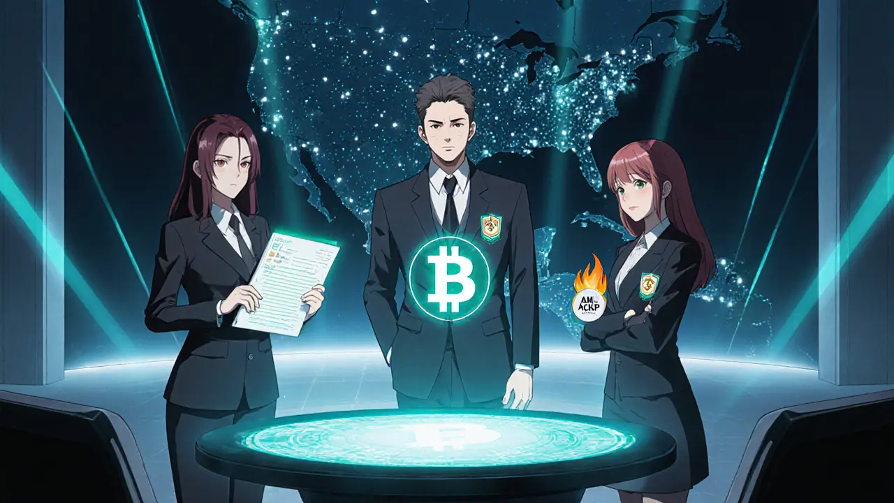 Salle du conseil futuriste avec les représentants de la CNBV, Banxico et la SHCP.