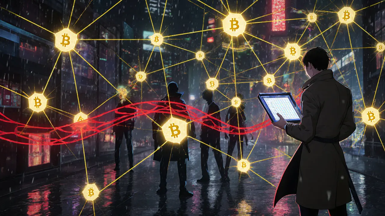 Forensique blockchain et détection des sanctions sur les cryptomonnaies par les autorités