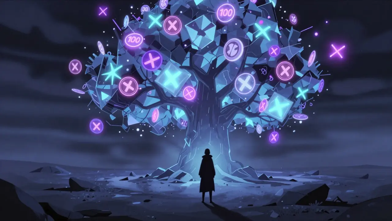 Qu'est-ce que la cryptomonnaie CruxDecussata (X) ?