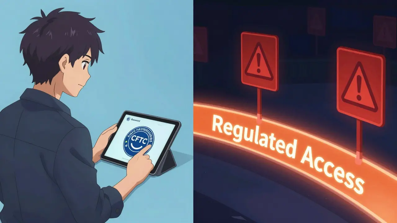 Un trader particulier sur Botanical, plateforme réglementée, face à un échange offshore non régulé.