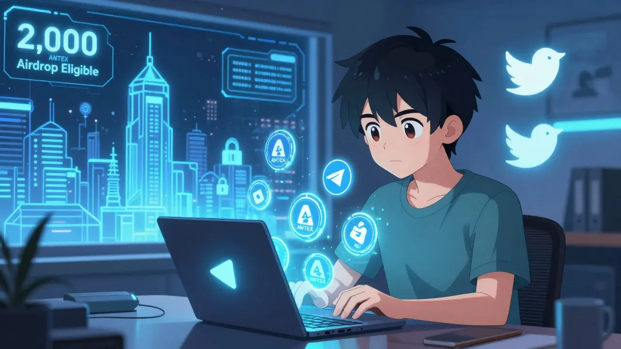 ANTEX (AntEx) Campaign airdrop : comment participer et ce qu'il faut savoir