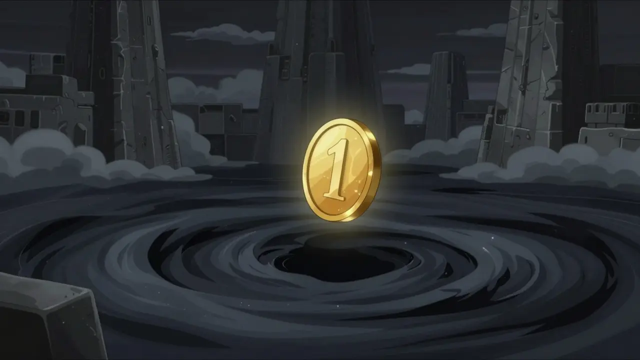 Petit token isolé face à d'énormes structures concurrentes.