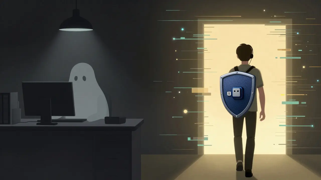 Comparaison entre un support client absent et un utilisateur sécurisant ses fonds avec un cold wallet.