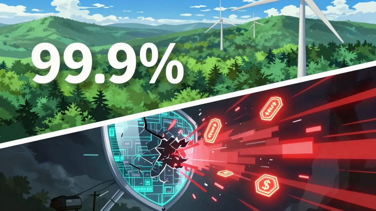 Illustration anime d'une nature verdoyante contrastant avec la fragmentation numérique du slashing.
