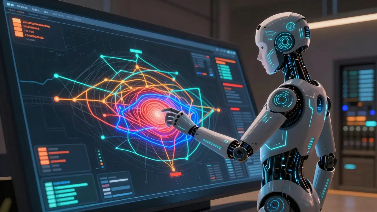 Assistant IA optimisant les flux de transactions blockchain en style anime