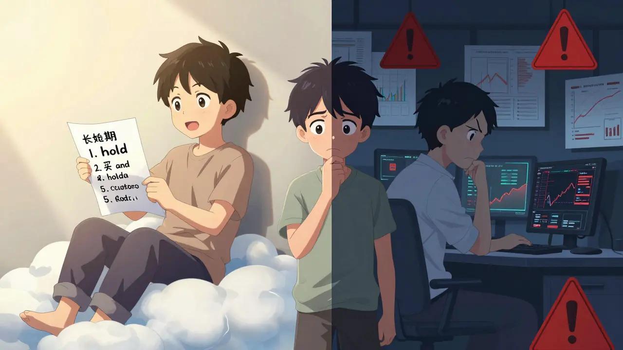 Comparaison anime entre investissement passif et trading actif