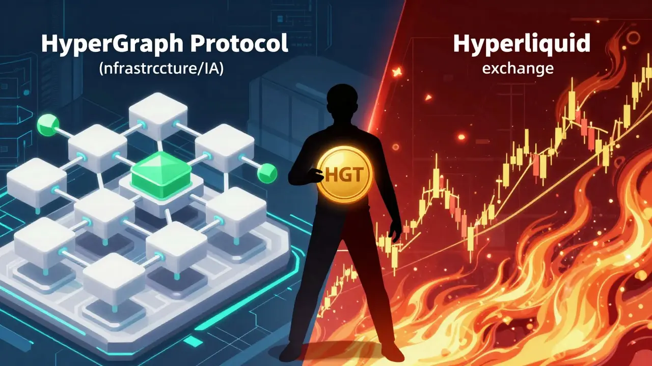 Comparaison visuelle entre l'infrastructure HyperGraph et les arnaques HGT